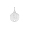 Anhänger GRL PWR, 925 Sterlingsilber-LEAF Clearance