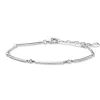 Armband Bar, 18 Karat Weißgold, Diamanten-LEAF Hot