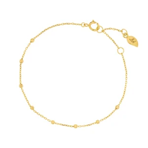Armkette Beads, 14 Karat Gelbgold-LEAF Clearance