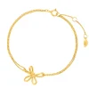 Armkette Blossom, 18 K Gelbgold vergoldet-LEAF Fashion
