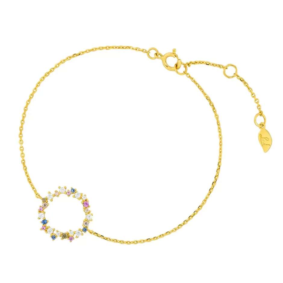 armkette_candy__k_gelbgol_0.webp Armkette CANDY, 18 K Gelbgold vergoldet-LEAF Discount