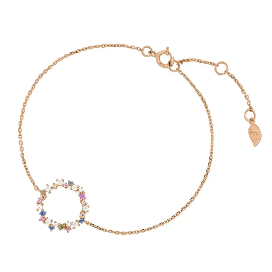 armkette_candy__k_rosegol_0.webp Armkette CANDY, 18 K Rosegold vergoldet-LEAF Best