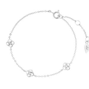 Armkette Clover Charm, 925 Sterlingsilber-LEAF Hot