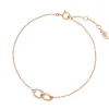 Armkette ETERNAL TOUCH, Diamanten, 14 Karat Rosegold-LEAF Outlet