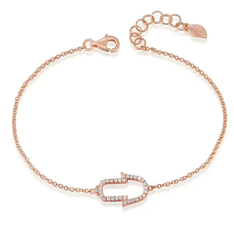 armkette_fatima_mit_diama_0-2.webp Armkette Fatima mit Diamanten, 18 Karat Roségold-LEAF Clearance
