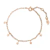 Armkette Labradorit Stars, 18 K Rosegold vergoldet-LEAF Best