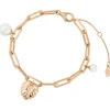 Armkette Monstera , 18 K Rosegold vergoldet-LEAF Sale
