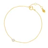 Armkette Pavé II mit Diamanten, 18 Karat Gelbgold-LEAF Online