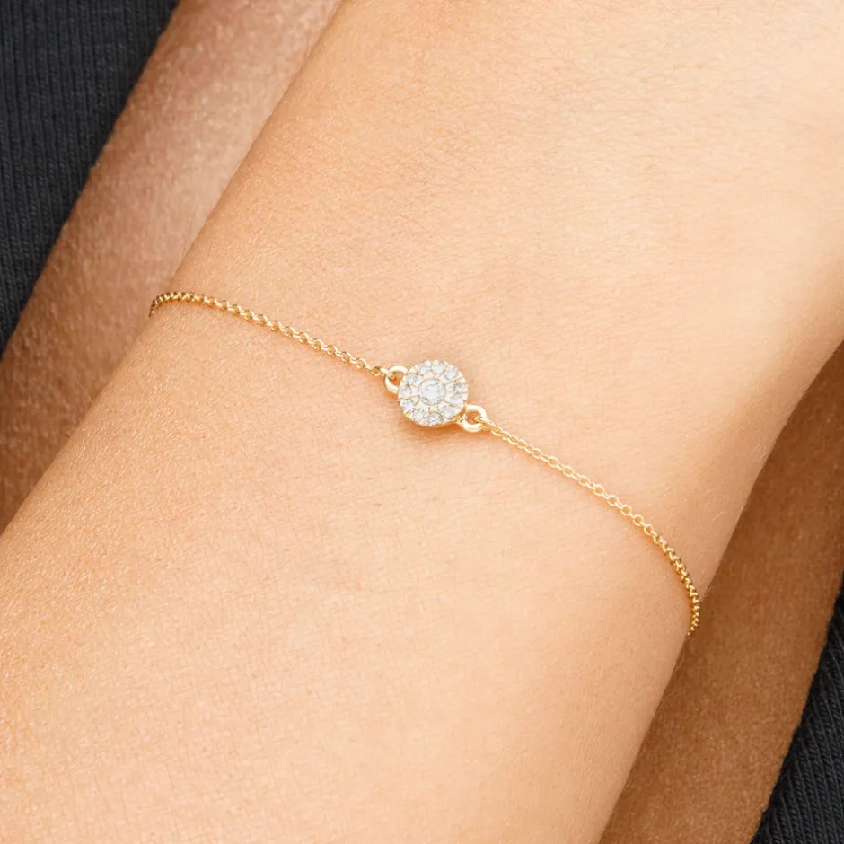 armkette_pav_ii_mit_diama_1.webp Armkette Pavé II mit Diamanten, 18 Karat Gelbgold-LEAF Online