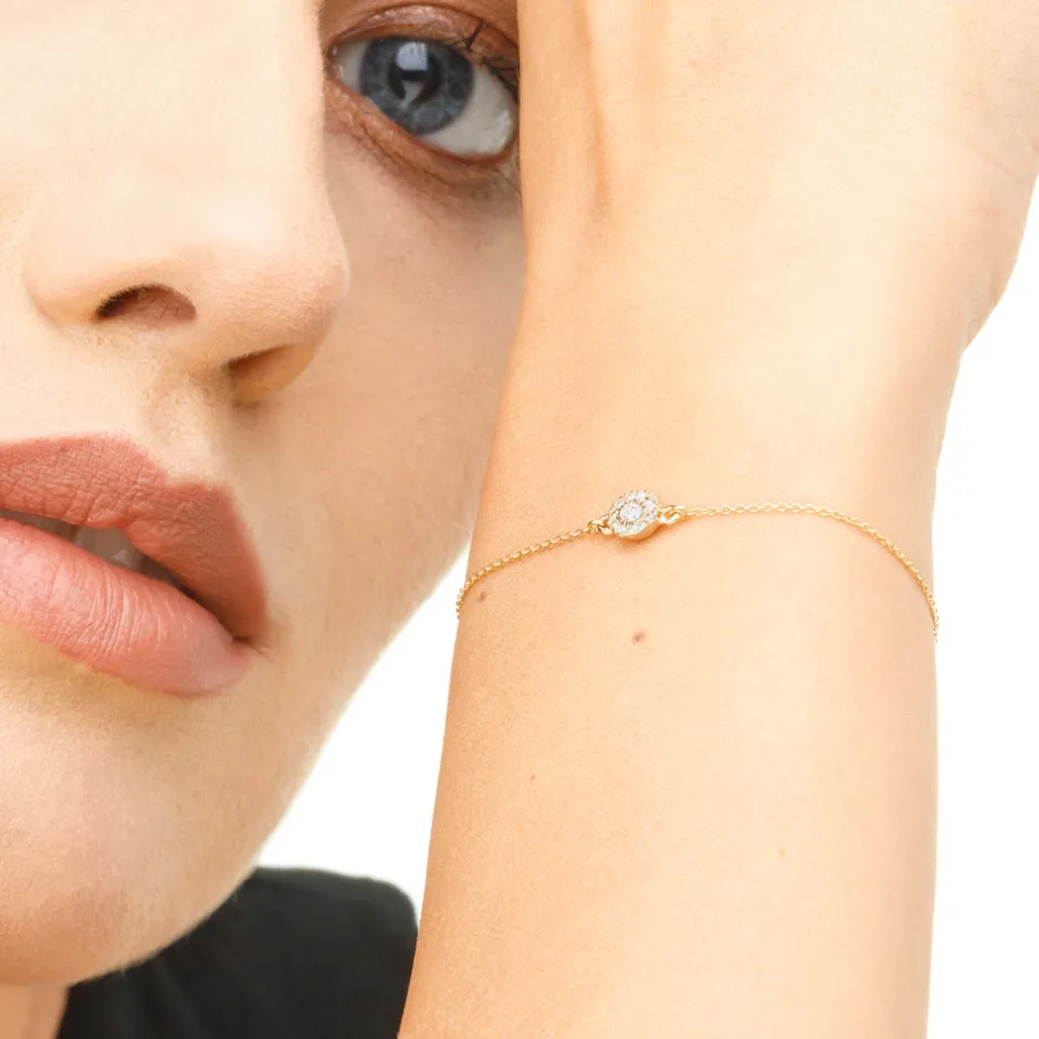 armkette_pav_ii_mit_diama_2.webp Armkette Pavé II mit Diamanten, 18 Karat Gelbgold-LEAF Online