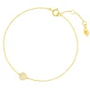 Armkette Pavé mit Diamanten, 18 Karat Gelbgold-LEAF Online