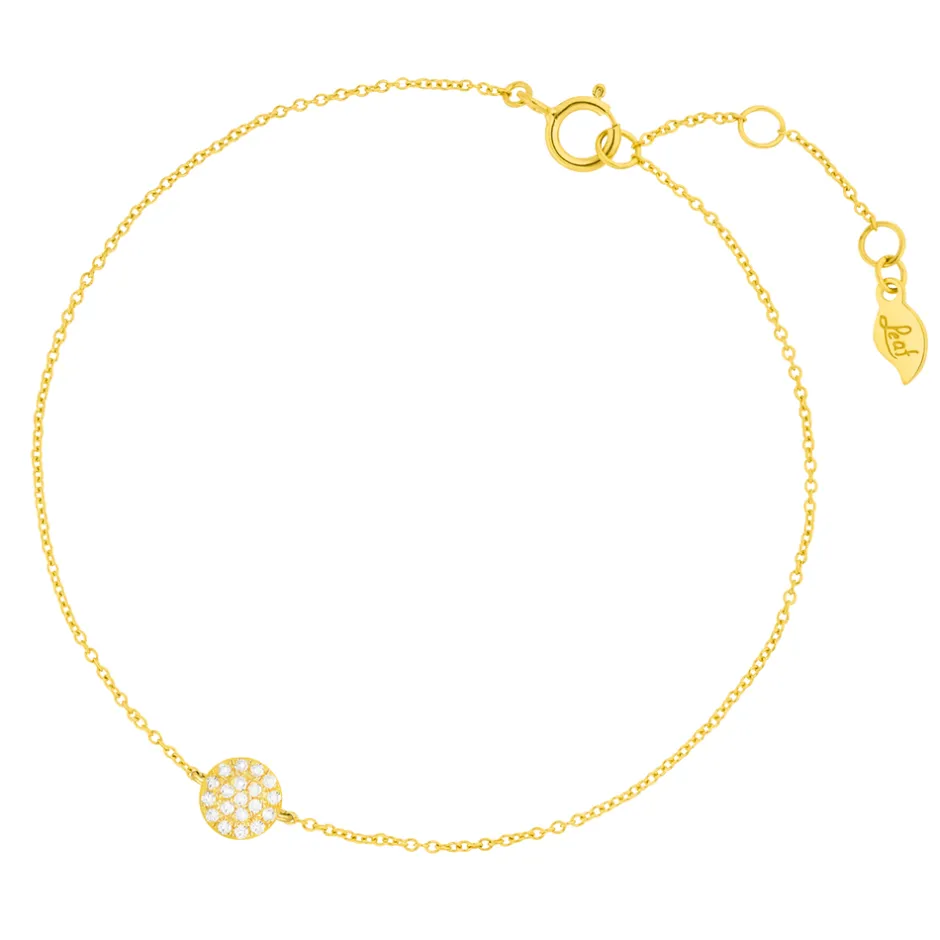 armkette_pav_mit_diamante_0.webp Armkette Pavé mit Diamanten, 18 Karat Gelbgold-LEAF Online