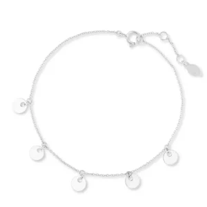 Armkette Platelet, 14 Karat Weißgold-LEAF Discount