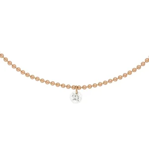 Armkette PURE Ball Chain, Diamant, 14 Karat Rosegold-LEAF Sale