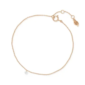 Armkette PURE Diamanten, 18 Karat Rosegold-LEAF Outlet