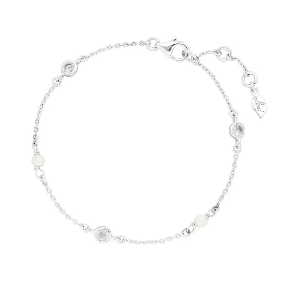 armkette_pure_mit_swasser_0.webp Armkette Pure mit Süßwasserzuchtperlen, 925 Sterlingsilber-LEAF Best