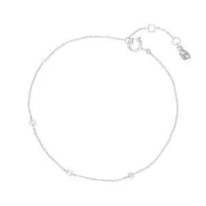 Armkette PURE Triple Diamant, 18 Karat Weißgold-LEAF Hot