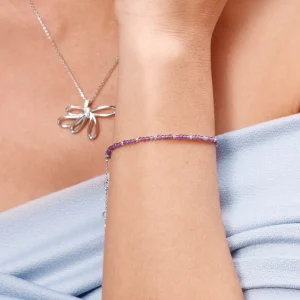 Armkette Serenity, Amazonit, 18 K Rosegold vergoldet-LEAF Hot