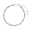 Armkette Serenity, Amethyst, 925 Sterlingsilber-LEAF Clearance