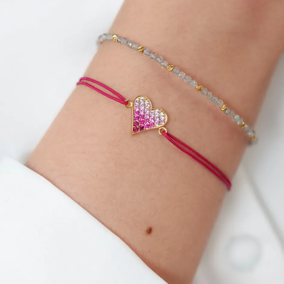 armkette_serenity_amethys_3-1.webp Armkette Serenity, Amethyst, 18 K Gelbgold vergoldet-LEAF Online