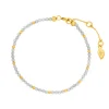 Armkette Serenity, Labradorit, 18 K Gelbgold vergoldet-LEAF Outlet