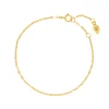 Armkette Shiny Twist, 14 Karat Gelbgold-LEAF Sale