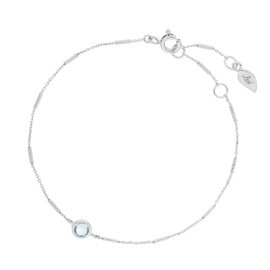 armkette_solitr_blauer_to_0.webp Armkette Solitär, Blauer Topaz, 925 Sterlingsilber-LEAF Sale