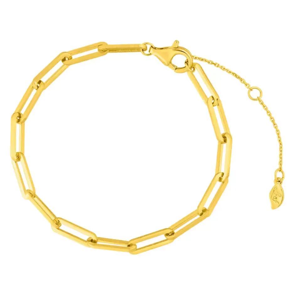 armkette_square__k_gelbgo_0.webp Armkette Square, 18 K Gelbgold vergoldet-LEAF Online