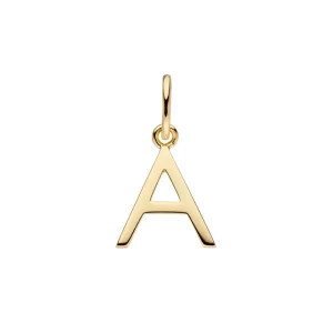 Buchstabenanhänger, 18 Karat Gelbgold vergoldet, A-LEAF Online