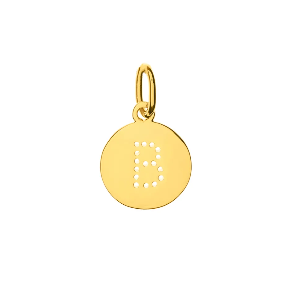 buchstabencharm__k_gelbgo_0.webp Buchstaben-Charm, 18 K Gelbgold vergoldet, B-LEAF Online