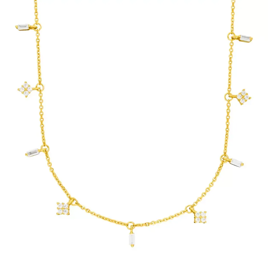 choker_crystal__karat_gel_0.webp Choker CRYSTAL, 18 Karat Gelbgold vergoldet-LEAF Outlet