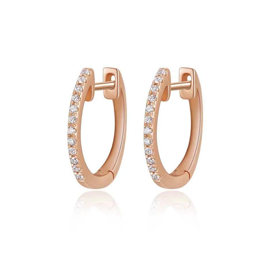 creole_circle_xs_mit_diam_0.webp Creole Circle XS mit Diamanten, 12mm, 18 Karat Rosegold-LEAF Discount