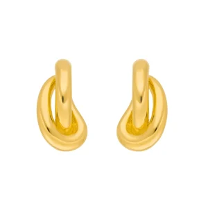 Creole Double, 18 K Gelbgold vergoldet-LEAF Sale