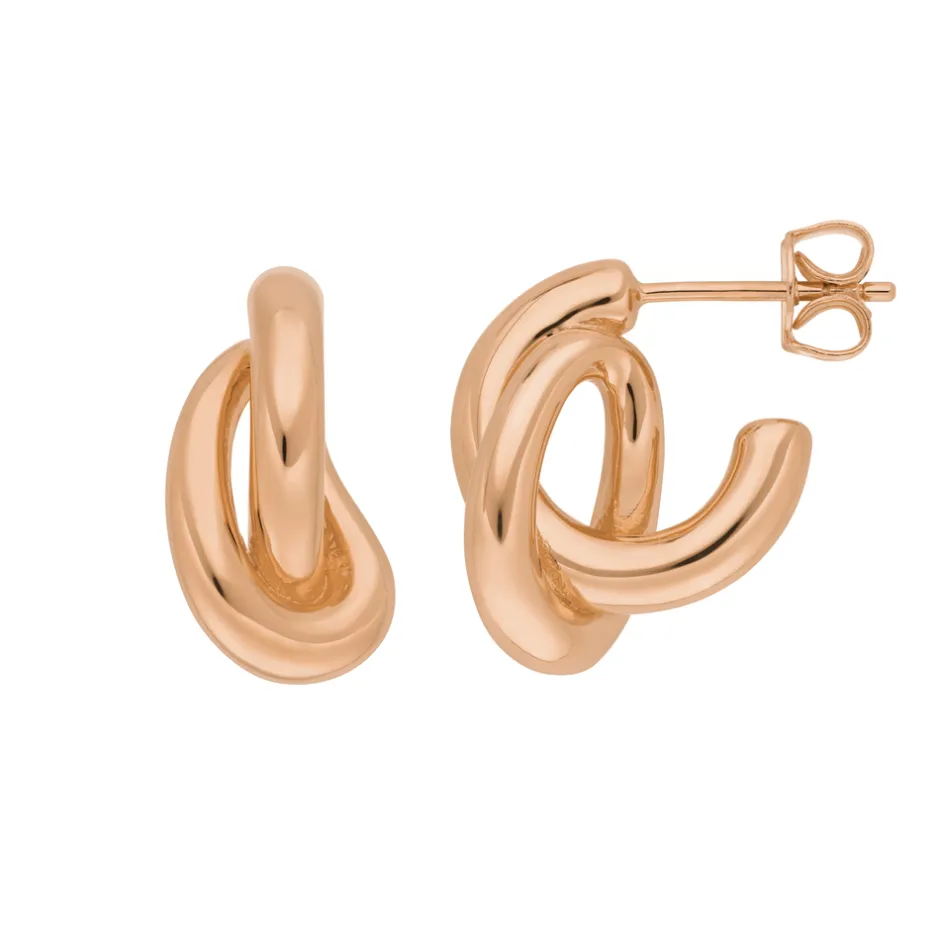 creole_double__k_rosegold_1.webp Creole Double, 18 K Rosegold vergoldet-LEAF Best
