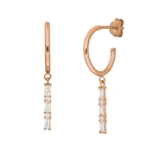 Creole ICE CUBE, 18 K Rosegold vergoldet-LEAF Clearance