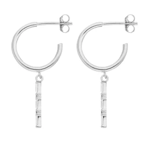 Creole ICE CUBE, 925 Sterlingsilber-LEAF Outlet