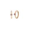 Creole One Gem, Amethyst, 18 K Rosegold vergoldet-LEAF Sale
