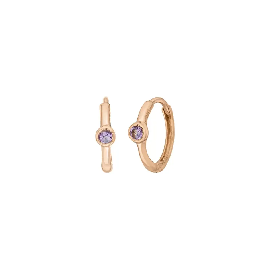 creole_one_gem_amethyst___0-2.webp Creole One Gem, Amethyst, 18 K Rosegold vergoldet-LEAF Sale