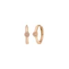 Creole One Gem, Rosenquarz, 18 K Rosegold vergoldet-LEAF Clearance