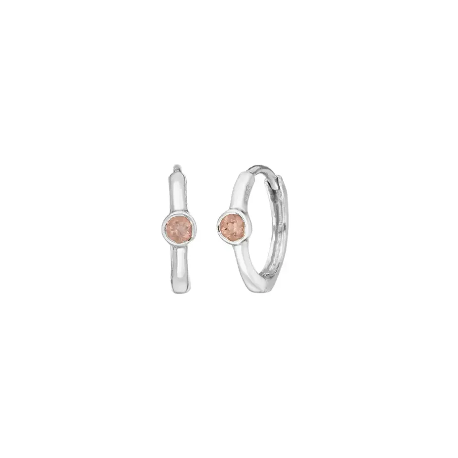 creole_one_gem_rosenquarz_0.webp Creole One Gem, Rosenquarz, 925 Sterlingsilber-LEAF Outlet