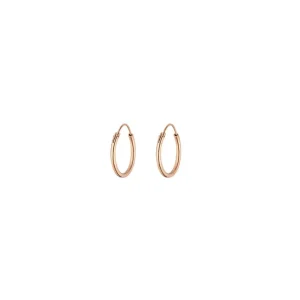 Creole Pure, klein, 18 K Rosegold vergoldet-LEAF Clearance