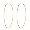 Creole Pure, 70mm, 18 K Gelbgold vergoldet-LEAF Sale