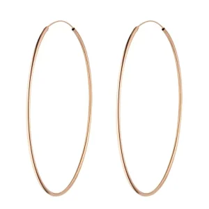 Creole Pure, 70mm, 18 K Rosegold vergoldet-LEAF New