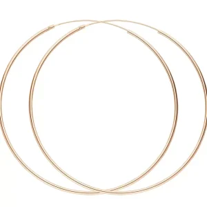 Creole Pure, 70mm, 18 K Rosegold vergoldet-LEAF New