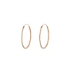 Creole Pure, 30mm, 18K Rosegold vergoldet-LEAF Sale