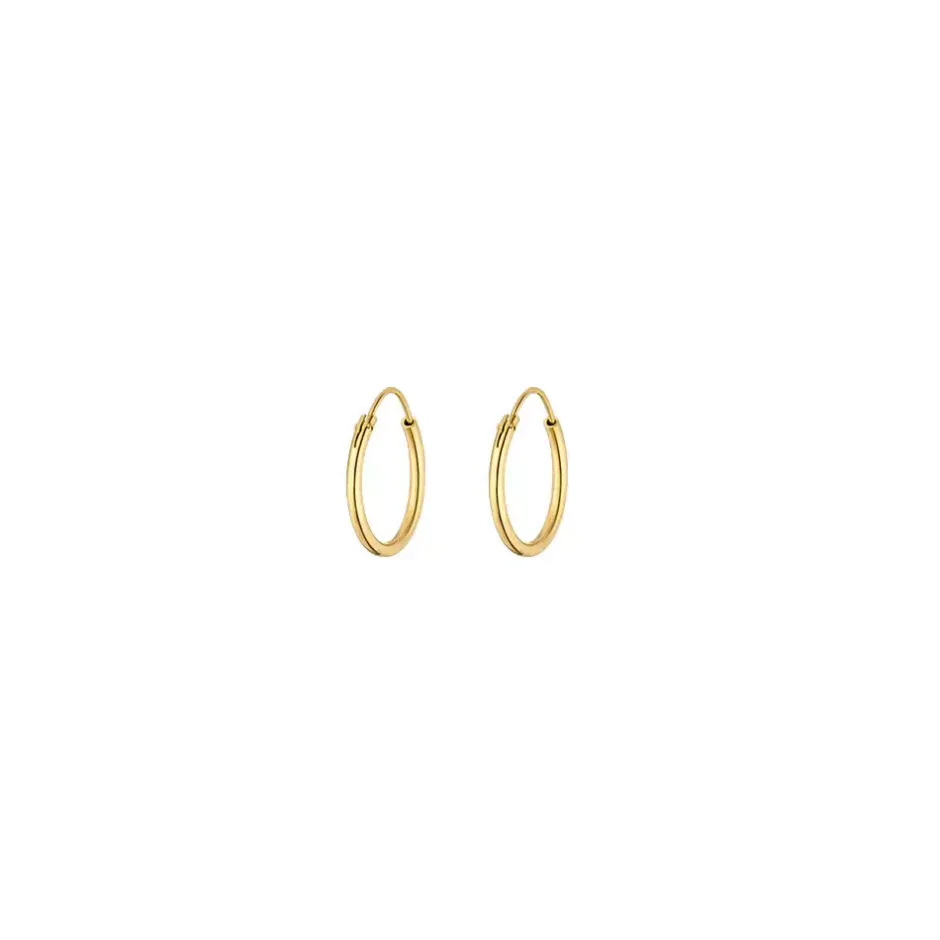 creole_rund_s_mm__karat_g_3.webp Creole Rund S, 15mm, 14 Karat Gelbgold-LEAF Best