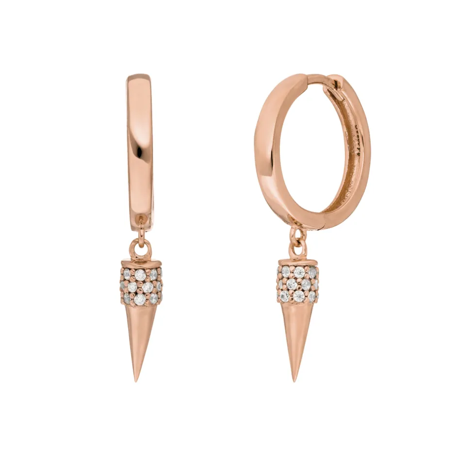 creole_single_stud__k_ros_0.webp Creole Single Stud, 18 K Rosegold vergoldet-LEAF Online