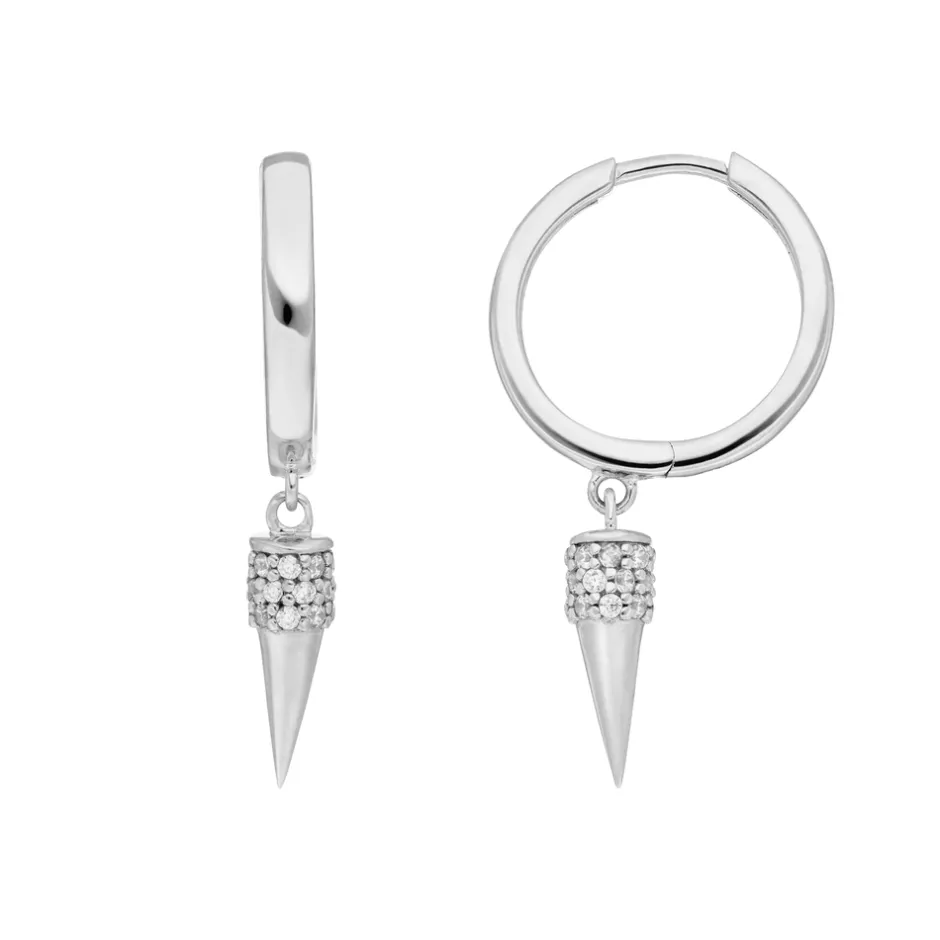 creole_single_stud__sterl_4.webp Creole Single Stud, 925 Sterlingsilber-LEAF Discount