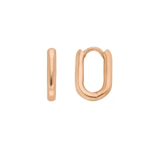 Creole Square, mini, 18 K Rosegold vergoldet-LEAF Discount