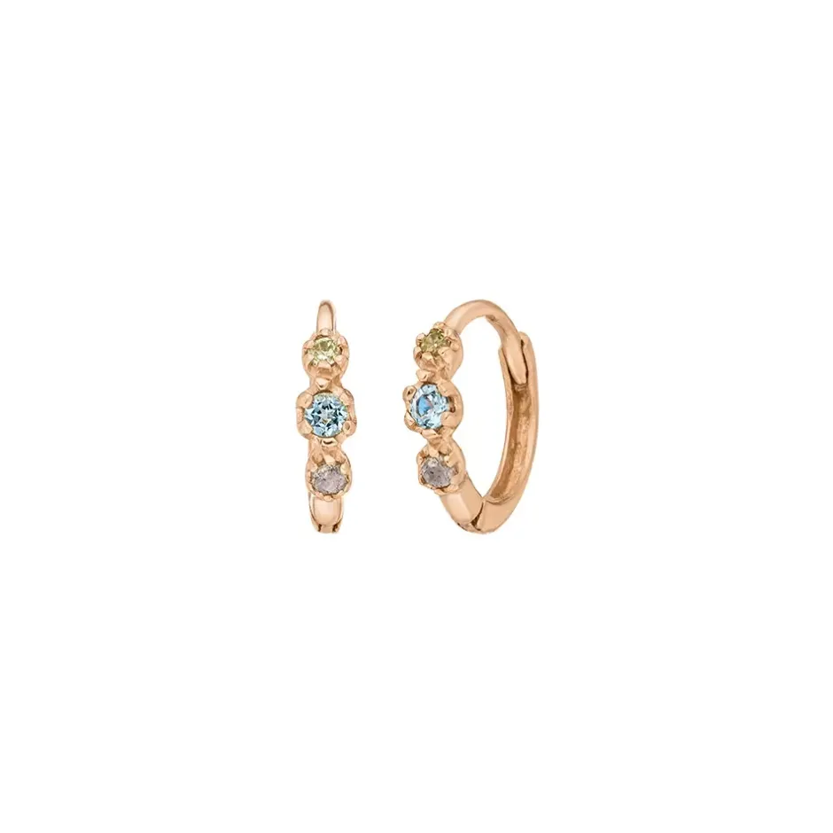 creole_three_gems_blauer__0-2.webp Creole Three Gems, Blauer Topas, 18 K Rosegold vergoldet-LEAF Online